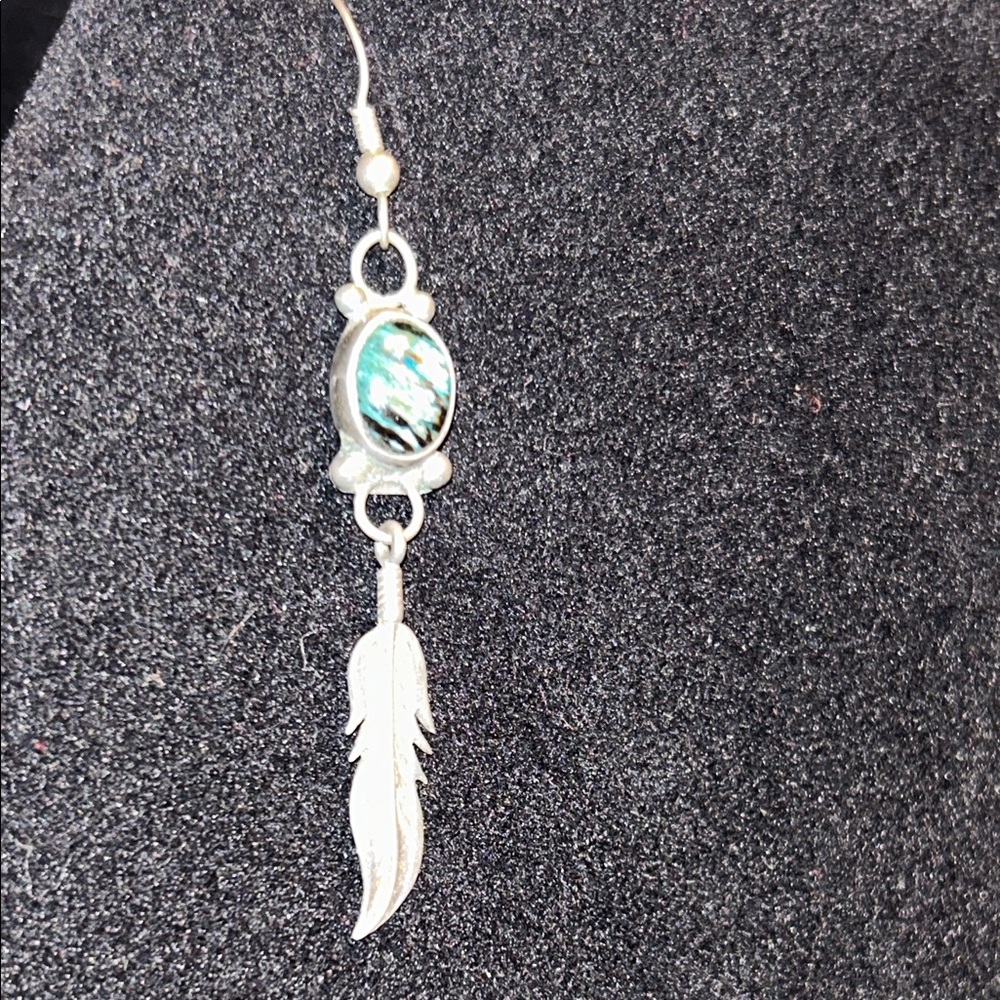 Native American Silver Earrings - image 5